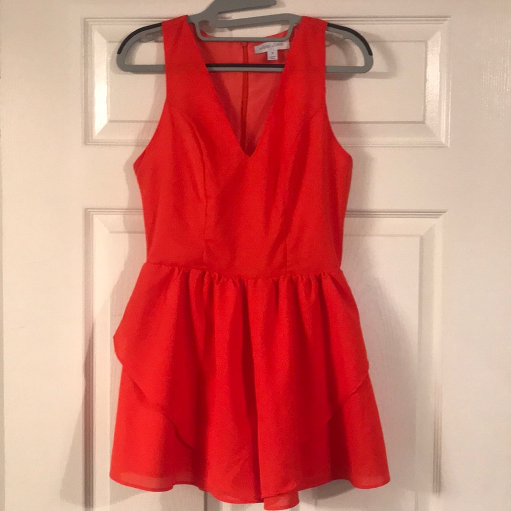 Beautiful Coral Romper Size Small